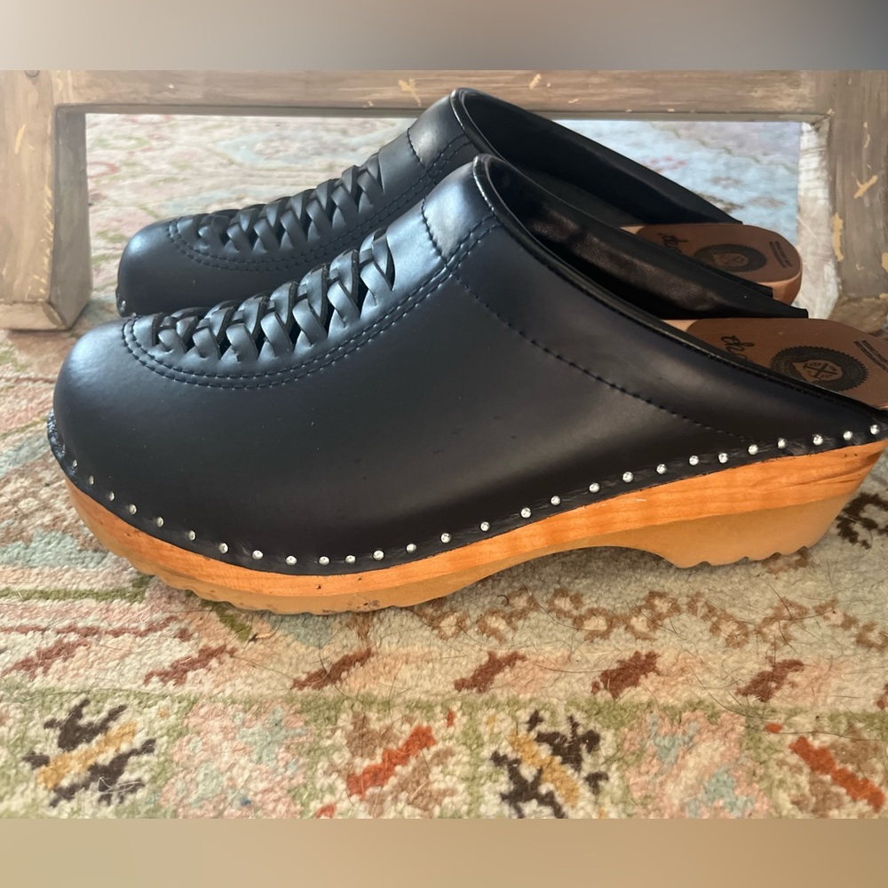 Troentorp Wright Braided Cutout Clog NWOT